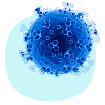 Ilustración de un documento médico y un estetoscopio que representan la rigurosidad de las investigaciones clínicas de SURA